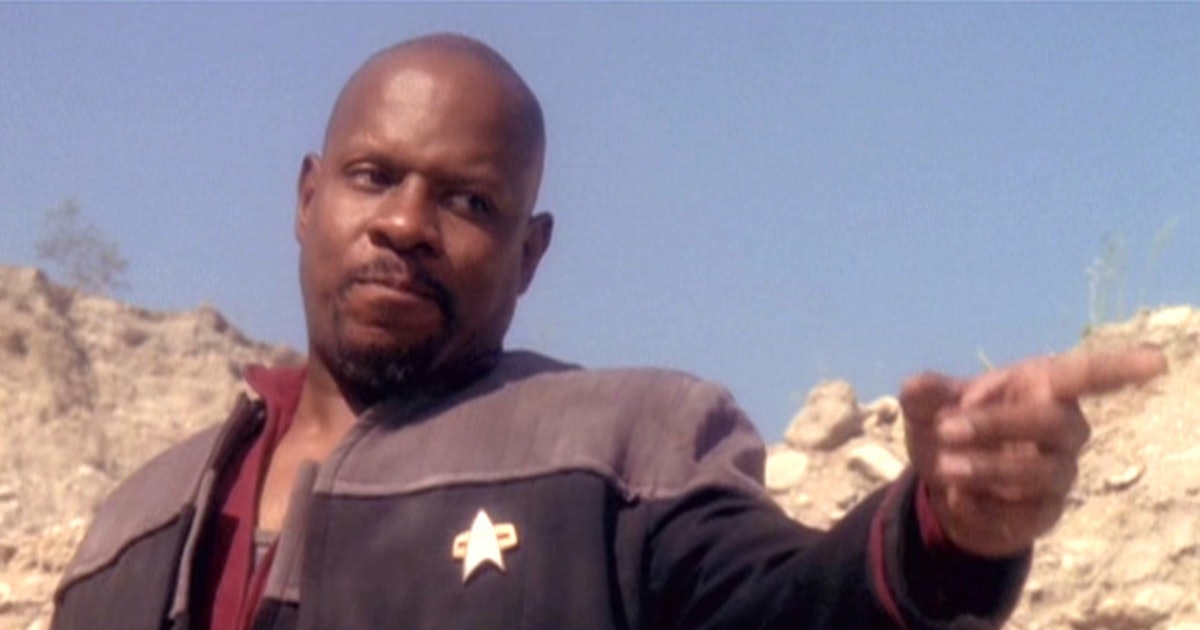 Avery Brooks as Captain Ben Sisko in Star Trek: Deep Space Nine.