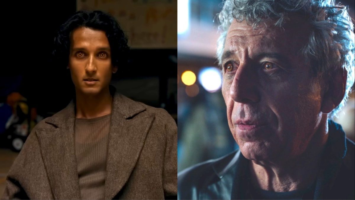 eric bogosian as daniel molloy and assad zaman as armand in interview with the vampire season 3 or the vampire lestat