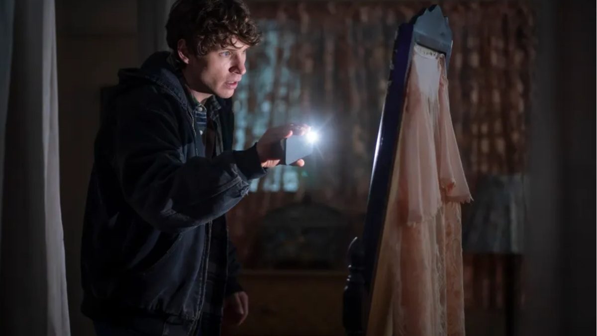 Guy Anatole (Nicholas Denton) searches for clues in Talamasca: The Secret Order.