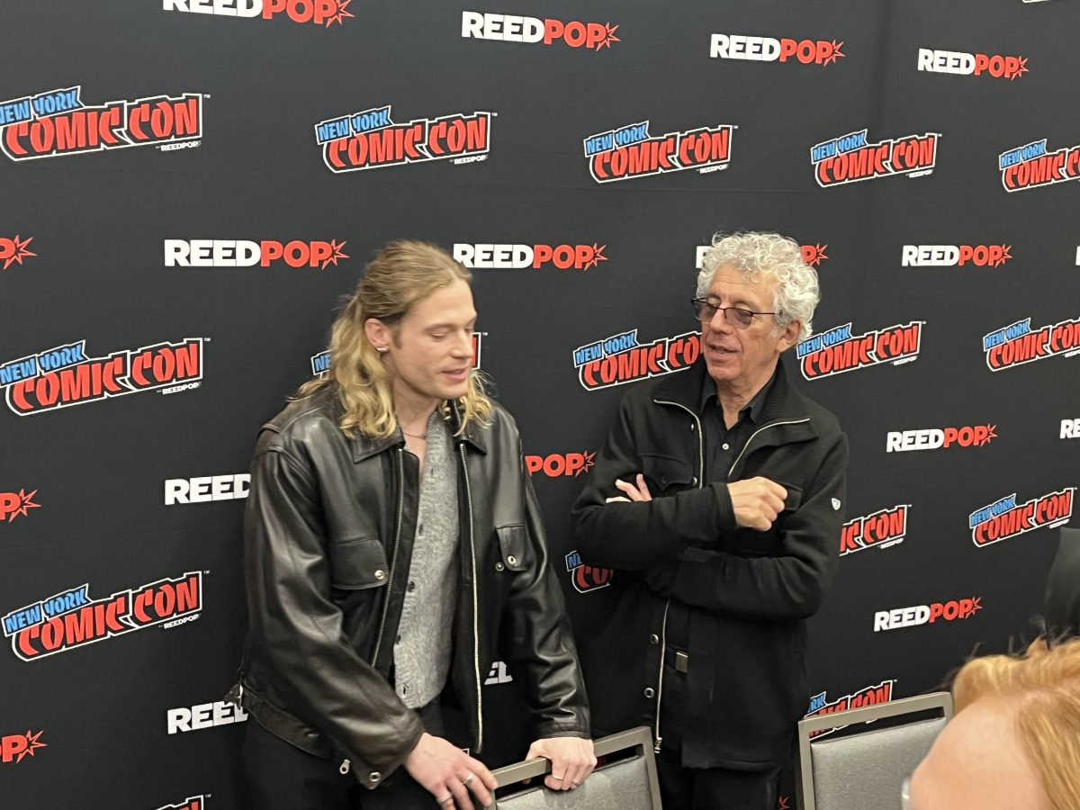 New NYCC Photos Interview with the vampire Eric Bogosian and Sam Reid